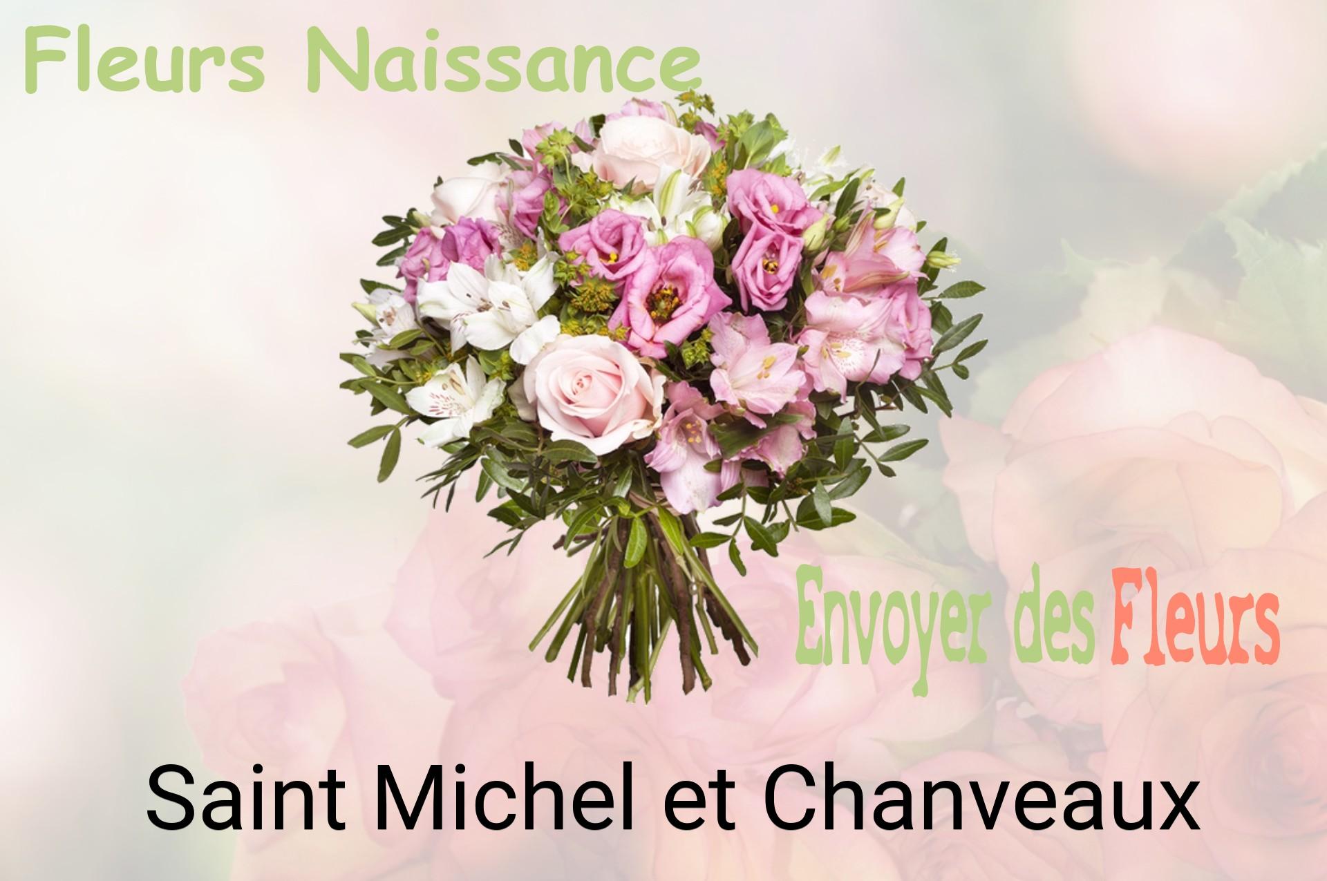 Bouquet de fleurs de naissance livré à Saint-Michel-et-Chanveaux